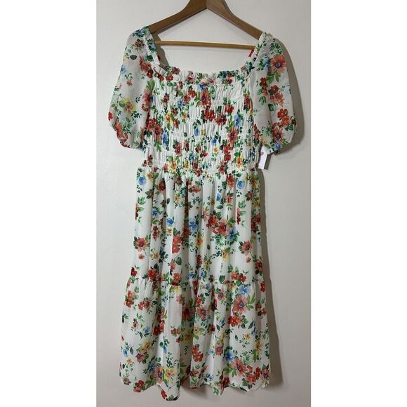 Chenault Pink & Violet Mommy & Me Floral Dress Women's Large - Picture 1 of 6